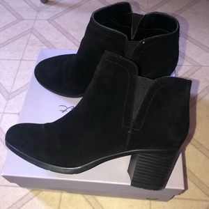 Black ankle booties